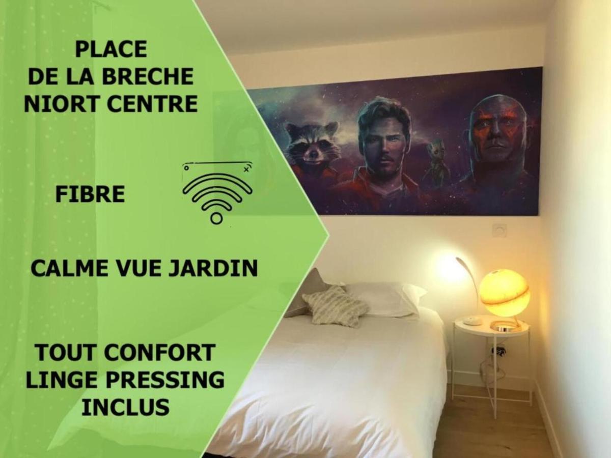 Le Galaxy Centre La Breche Wifi Calme Vue Jardin Apartamento Niort Exterior foto